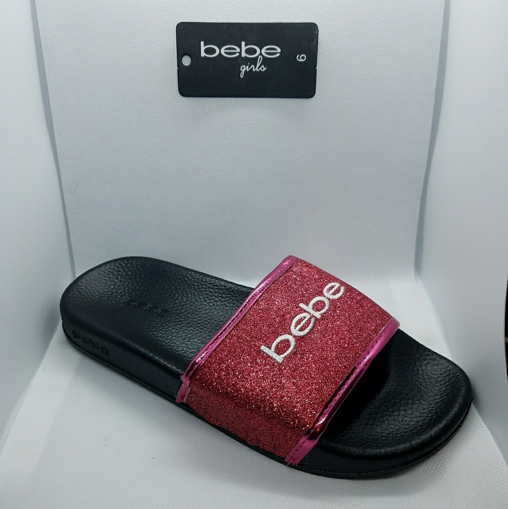 Girl's Glitter Texture bebe Slides